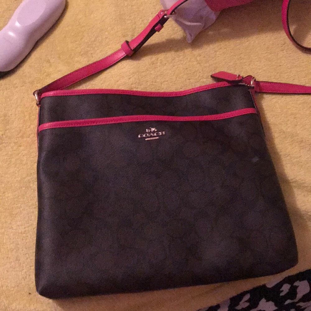 Cute pink and brown bag